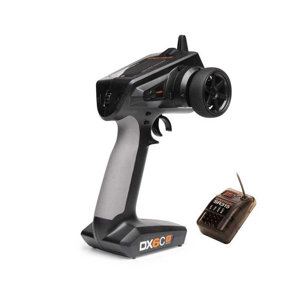 Spektrum Radiocomando DX6C DSMR 6 canali con ricevente SR315 (art. SPM6125)