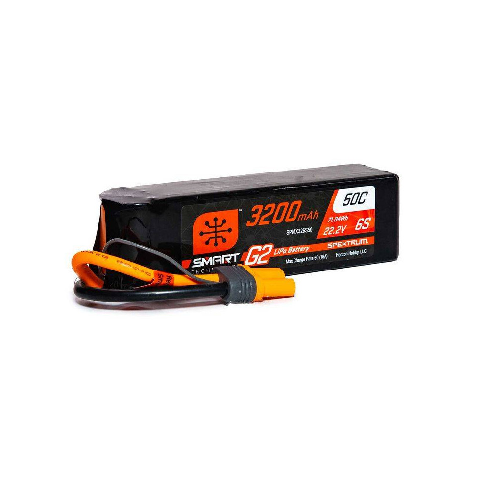 Spektrum Batteria Li-Po Smart G2 6S 22,2V 3200mAh 50C connettore IC5 (art. SPMX326S50)
