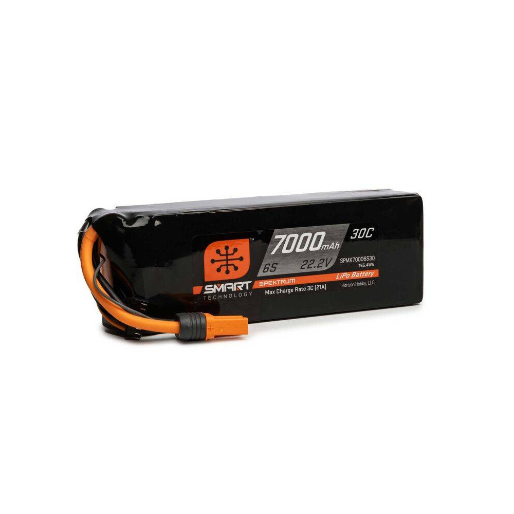 Spektrum Batteria Li-Po 6S 22,2V 7000mAh 30C Smart connettore IC5 (art. SPMX70006S30)