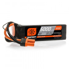 Spektrum Batteria Li-Po 6S 22,2V 5000mAh 100C Smart connettore IC5 (art. SPMX50006S100)