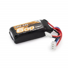 Hobbytech Batteria KONECT Li-Po 2S 7,4V 600mAh ricambio per CRX18 (art. KN-LP2S600)