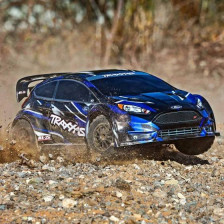 Traxxas Automodello Ford Fiesta ST Rally 4WD scala 1/10 Brushless BL-2S TQ 2,4GHz versione RTR Blu (art. TXX74154-4-BLUE)