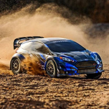 Traxxas Automodello Ford Fiesta ST Rally 4WD scala 1/10 Brushless BL-2S TQ 2,4GHz versione RTR Blu (art. TXX74154-4-BLUE)