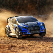 Traxxas Automodello Ford Fiesta ST Rally 4WD scala 1/10 Brushless BL-2S TQ 2,4GHz versione RTR Blu (art. TXX74154-4-BLUE)