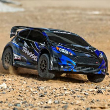 Traxxas Automodello Ford Fiesta ST Rally 4WD scala 1/10 Brushless BL-2S TQ 2,4GHz versione RTR Blu (art. TXX74154-4-BLUE)