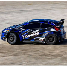 Traxxas Automodello Ford Fiesta ST Rally 4WD scala 1/10 Brushless BL-2S TQ 2,4GHz versione RTR Blu (art. TXX74154-4-BLUE)