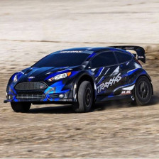 Traxxas Automodello Ford Fiesta ST Rally 4WD scala 1/10 Brushless BL-2S TQ 2,4GHz versione RTR Blu (art. TXX74154-4-BLUE)