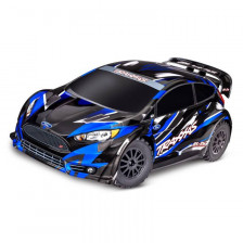 Traxxas Automodello Ford Fiesta ST Rally 4WD scala 1/10 Brushless BL-2S TQ 2,4GHz versione RTR Blu (art. TXX74154-4-BLUE)