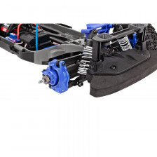 Traxxas Automodello Ford Fiesta ST Rally 4WD scala 1/10 Brushless BL-2S TQ 2,4GHz versione RTR Blu (art. TXX74154-4-BLUE)