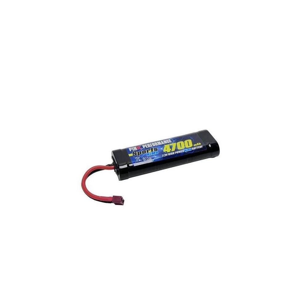 Pink Performance Batteria 7,2V 4700MAh NiMh Sports connettore Deans 137x48x25mm 435gr (art. PP2-4700D)