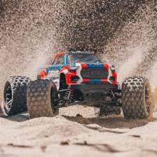 Arrma Monster Truck Granite Grom 4X4 Brushed Scala 1/18 RTR con batteria e caricabatterie blu (art. ARA2102T1)