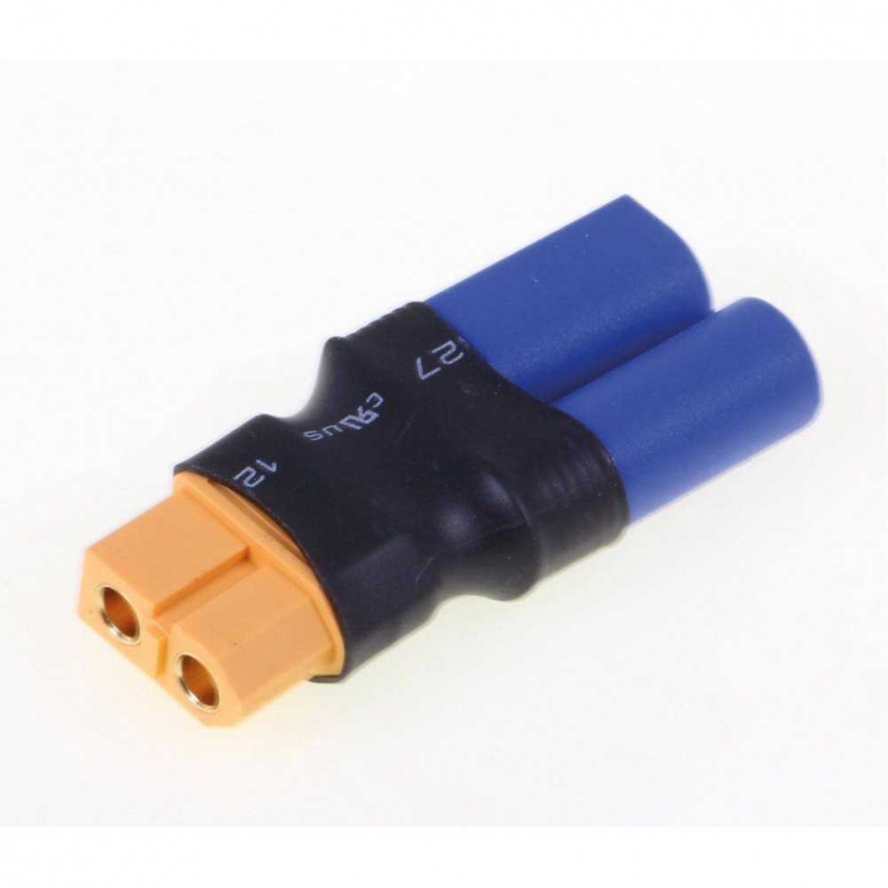 Robbe Cavo adattatore XT60 Femmina a EC5 maschio lunghezza 80mm cavo 12AWG (art. 46061)