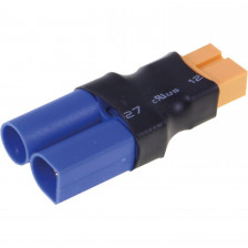 Robbe Cavo adattatore XT60 Femmina a EC5 maschio lunghezza 80mm cavo 12AWG (art. 46061)