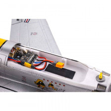 E-flite Aeromodello UMX F-86 Sabre 30mm EDF BNF Basic con AS3X e SAFE Select (art. EFLU7050)