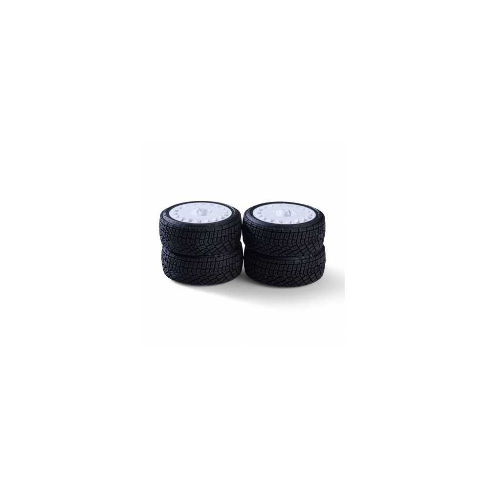Carson 500900027 - 1:10 Ruote Cerchioni Set All Terrain Nero Nuovo