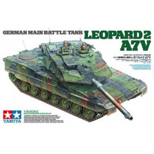 Tamiya Carro Armato German Main Battle Tank Leopard 2 A7V Scala 1/35 Kit di montaggio (art. TA35387)