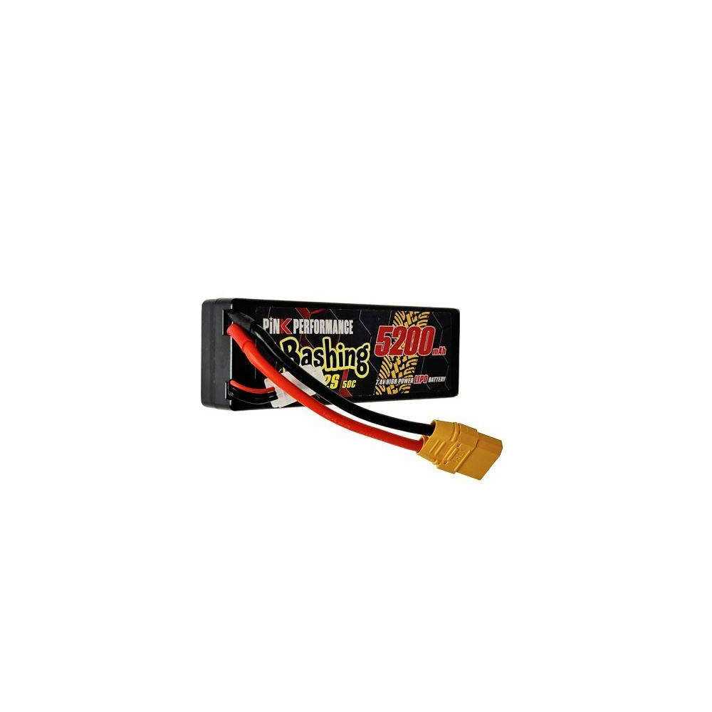 Pink Performance Batteria Li-Po Bashing 7,4V 2S 5200mAh 50C Connettore XT90 peso 310gr (art. PP3-2S5200-M)