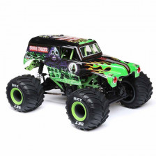Team Losi Automodello Monster Truck Grave Digger 4WD Scala 1/18 Mini LMT Brushed Versione RTR (art. LOS01026T1)
