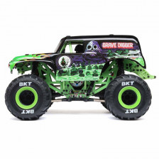 Team Losi Automodello Monster Truck Grave Digger 4WD Scala 1/18 Mini LMT Brushed Versione RTR (art. LOS01026T1)