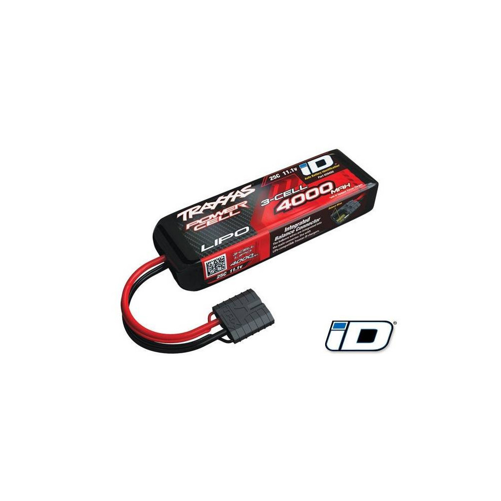 Traxxas Batteria Li-po 11,1V 4000mAh 25C connettore Traxxas ID (art. TXX2849X)