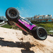 Arrma Automodello Vorteks Mega 550 1/10 2WD Stadium Truck RTR con batteria e caricabatterie Colore Viola (art. ARA3205ST2)