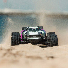 Arrma Automodello Vorteks Mega 550 1/10 2WD Stadium Truck RTR con batteria e caricabatterie Colore Viola (art. ARA3205ST2)