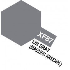 Tamiya Colore Acrilico Opaco Grigio Ijn Gray Maizuru Arsenal XF87 (art. 81787)