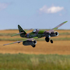 E-flite Aeromodello elettrico UMX Messerschmitt 262 EDF Jet BNF Basic con AS3X e SAFE Select (art. EFLU31050)