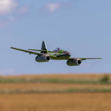 E-flite Aeromodello elettrico UMX Messerschmitt 262 EDF Jet BNF Basic con AS3X e SAFE Select (art. EFLU31050)