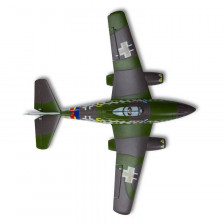 E-flite Aeromodello elettrico UMX Messerschmitt 262 EDF Jet BNF Basic con AS3X e SAFE Select (art. EFLU31050)