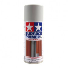 Tamiya Surface Primer Spray GRIGIO Bomboletta spray da 180 ml (art. TA87042)