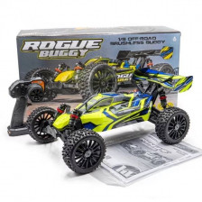 Hobbytech Automodello Buggy ROGUE Brushless RTR 1/8 con Batteria e Caricabatterie colore Giallo (art. 1.ROGB.YE.RTR-PACK)