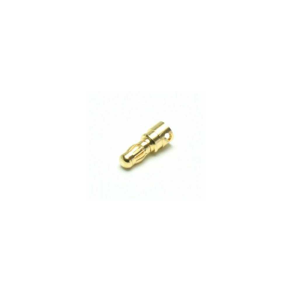 Pichler Connettore Bullet 3,5mm Maschio Dorato Confezione da 10 pezzi (art. C1599)