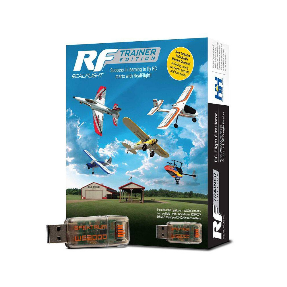 Horizon Hobby Simulatore di volo RealFlight Trainer Edition con dongle USB wireless WS2000 (art. RFL-1212)