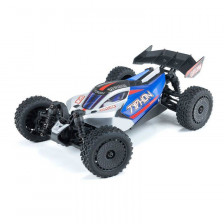 Arrma Automodello Typhon Grom Mega 380 Buggy 4X4 Brushed RTR con Batteria e Caricabatteria, Blu/Argento (art. ARA2106T1)