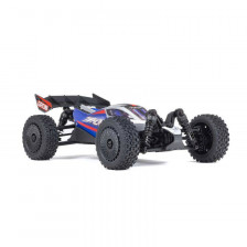 Arrma Automodello Typhon Grom Mega 380 Buggy 4X4 Brushed RTR con Batteria e Caricabatteria, Blu/Argento (art. ARA2106T1)