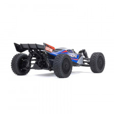 Arrma Automodello Typhon Grom Mega 380 Buggy 4X4 Brushed RTR con Batteria e Caricabatteria, Blu/Argento (art. ARA2106T1)