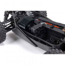 Arrma Automodello Typhon Grom Mega 380 Buggy 4X4 Brushed RTR con Batteria e Caricabatteria, Blu/Argento (art. ARA2106T1)