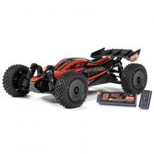 Arrma Automodello Typhon Grom 223S BLX DSC Buggy 4X4 Brushless RTR con Batteria e Caricabatteria, Rossa (art. ARA2306ST1)