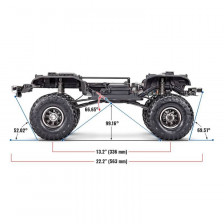 Traxxas Automodello TRX-4 Chevrolet K10 Cheyenne High Trail Edition Crawler scala 1/10 NERO (art. TXX92056-4-BLK)