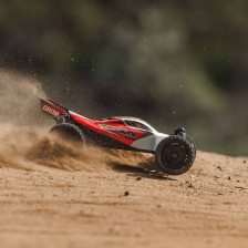 Arrma Automodello Typhon Grom Mega 380 Buggy 4X4 Brushed RTR con Batteria e Caricabatteria, Rosso/Bianco (art. ARA2106T2)