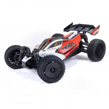Arrma Automodello Typhon Grom Mega 380 Buggy 4X4 Brushed RTR con Batteria e Caricabatteria, Rosso/Bianco (art. ARA2106T2)