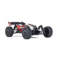 Arrma Automodello Typhon Grom Mega 380 Buggy 4X4 Brushed RTR con Batteria e Caricabatteria, Rosso/Bianco (art. ARA2106T2)