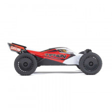 Arrma Automodello Typhon Grom Mega 380 Buggy 4X4 Brushed RTR con Batteria e Caricabatteria, Rosso/Bianco (art. ARA2106T2)