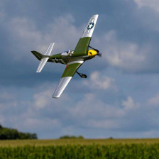 E-flite Aeromodello P-51D Mustang 1000mm BNF Basic con AS3X+ e SAFE Select (art. EFL02650)