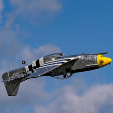 E-flite Aeromodello P-51D Mustang 1000mm BNF Basic con AS3X+ e SAFE Select (art. EFL02650)