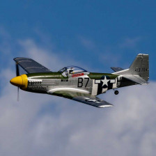 E-flite Aeromodello P-51D Mustang 1000mm BNF Basic con AS3X+ e SAFE Select (art. EFL02650)