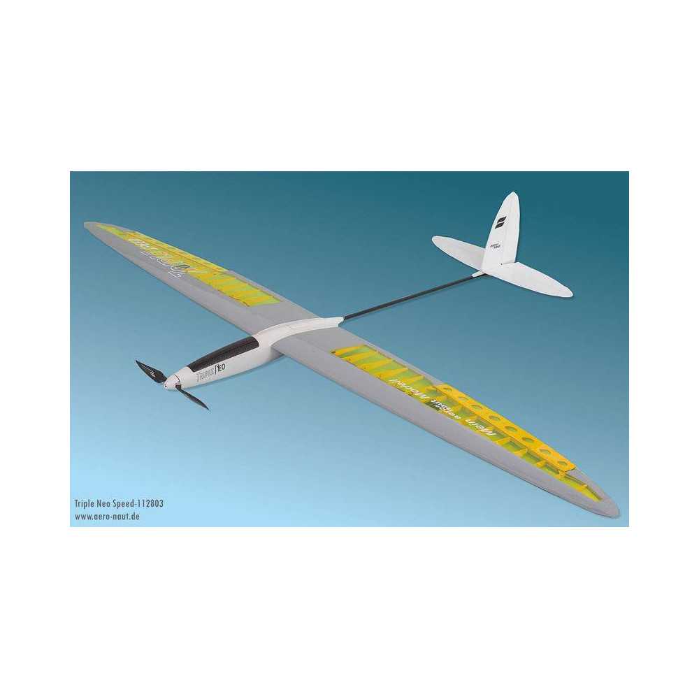 Aeronaut Motoaliante Triple Neo Speed in Kit di montaggio Apertura alare 1810mm Lasercut (art. 112803)