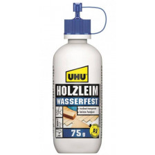 UHU Colla per legno impermeabile 48510 Flacone da 75 grammi (art. C9207)