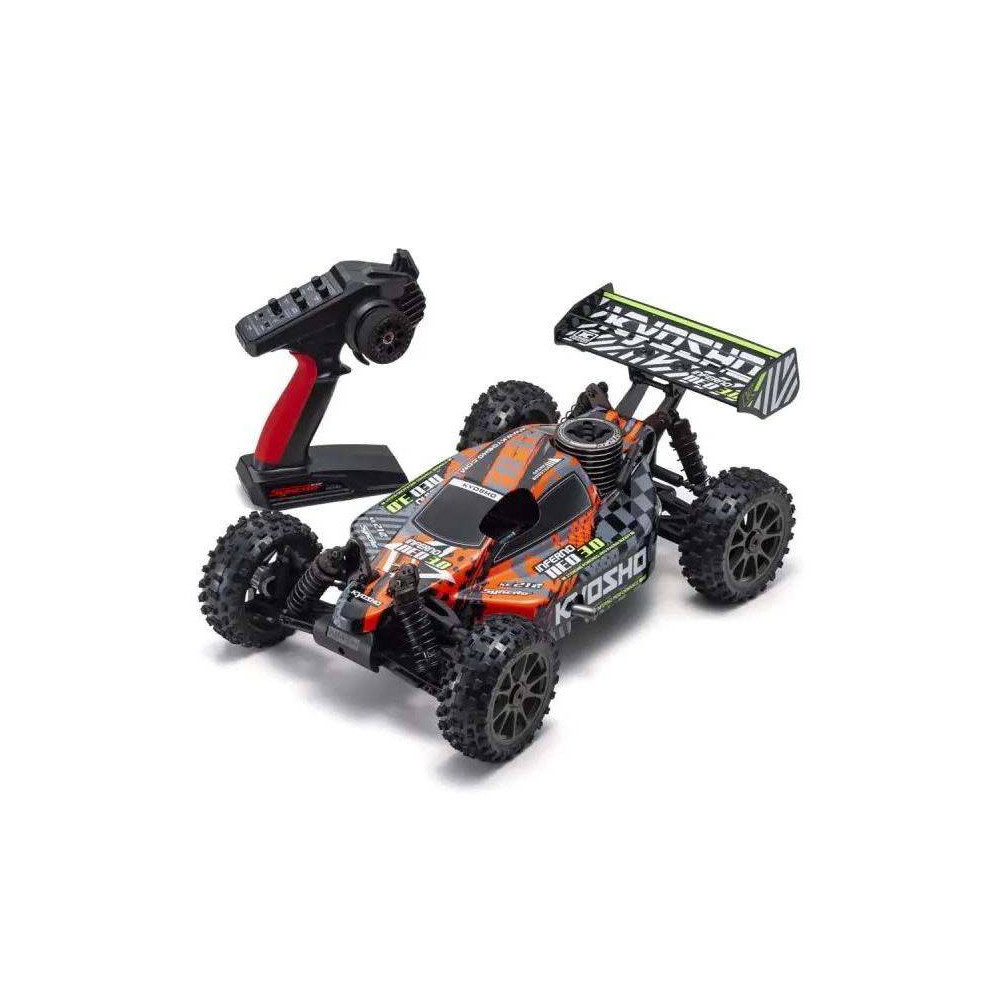 Kyosho Automodello Inferno NEO 3.0 T5 Nitro Off-road 4WD 1/8 RTR Motore KE21SP Rosso (art. 33012T5B)